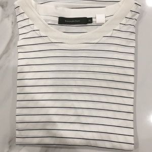 Ermenegildo Zegna white with black shirt